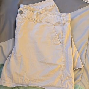 khaki shorts